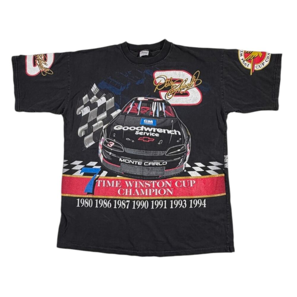 VTG 1995 Dale Earnhardt T Shirt XL Sports Image 7 Time Winston Cup Champion USA